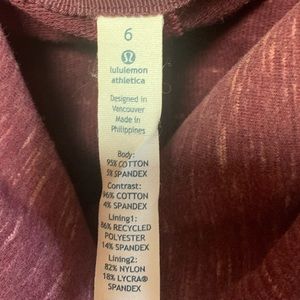 lululemon athletica Other - THICK LULULEMON NEW PURPLE/MAROON K JACKET SIZE 6 lululemon athletica Other - THICK LULULEMON NEW PURPLE/MAROON K JACKET SIZE 6